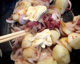コンビーフdeジャーマンポテト作り方4写真