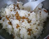 次女(小1)作・納豆キムチチャーハン!作り方1写真