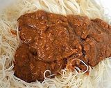 お残りカレーで海老入り焼きビーフン♪作り方5写真