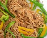 お残りカレーで海老入り焼きビーフン♪作り方6写真
