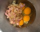 ポテトとベーコンのチーズオムレツ作り方3写真