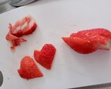 パウンドケーキ型でいちごゼリー♡作り方1写真