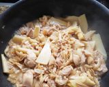 朝取りタケノコの炊き込みご飯作り方9写真