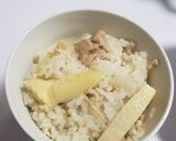 朝取りタケノコの炊き込みご飯作り方11写真