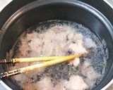 牛すじと根菜の黒酢煮込み作り方2写真