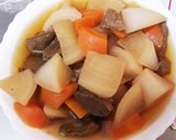 牛すじと根菜の黒酢煮込み作り方4写真