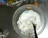 混ぜて焼くだけ！粉なしチョコチーズケーキ作り方2写真