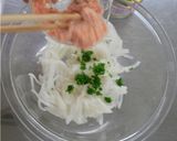 鮭中骨缶と大根のサラダ作り方4写真