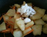 冬瓜と人参の甘辛味噌炒め作り方2写真