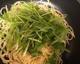 さっぱり水菜とわさびの和風パスタ作り方3写真