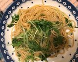 さっぱり水菜とわさびの和風パスタ作り方5写真