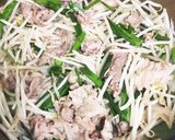 豚肉ともやしとニラのパパッと炒め物作り方3写真