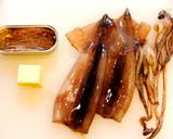 イカのアンチョビ入りバター炒め *☻*作り方1写真
