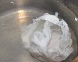 鶏そぼろの温麺（にゅうめん）作り方1写真