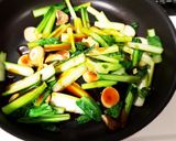 ■小松菜とエリンギのオイスター炒め■作り方6写真