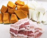 肉かぼちゃ作り方1写真