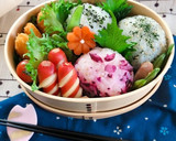 お弁当に★柴漬けとごまのおにぎり作り方5写真