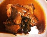 こってり味の子持ちカレイの煮付け作り方5写真