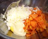 にんじんとたまごのスパゲティサラダ作り方2写真