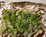 青ネギと薄あげのじゃこマヨチーズ焼き！作り方3写真