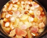 餅アレンジ☆なんちゃって親子丼作り方5写真