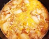 餅アレンジ☆なんちゃって親子丼作り方6写真
