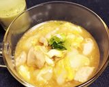 餅アレンジ☆なんちゃって親子丼作り方8写真