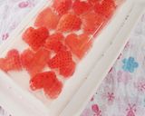 パウンドケーキ型でいちごゼリー♡作り方10写真