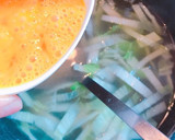 超簡単！中華風味噌 ふわふわ卵スープ作り方4写真