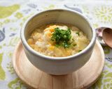 白だしで簡単！たまご雑炊作り方4写真