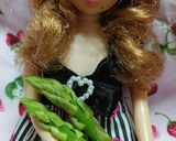 リカちゃんサイズ♡アスパラ肉巻きꕤ*.ﾟ作り方1写真