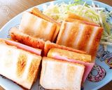 簡単♡厚焼き玉子サンド♡作り方4写真
