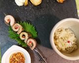 アジ刺し炙り巻き作り方5写真