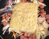 単身者用簡単に出来る目玉焼き付き焼きそば作り方3写真
