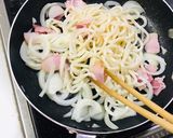 ☆ねぎ塩やきうどん作り方3写真