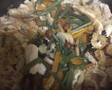 安定旨い＊山菜と鶏肉の炊き込みご飯作り方5写真