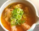 手羽元とキャベツのピリ辛味噌煮込み作り方10写真