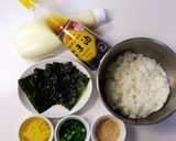キンパ風おにぎり（チュモクパプ）作り方1写真