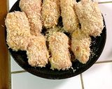 野菜とスモークチーズの肉巻きカツ作り方4写真