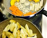 クリスピー!塊肉のフライドオニオンがけ作り方1写真