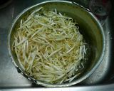 梅茶漬けでもやし炒め作り方1写真