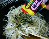 梅茶漬けでもやし炒め作り方3写真