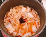 豚肉と白菜の、五目餡掛け焼きうどん作り方3写真