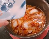 豚肉と白菜の、五目餡掛け焼きうどん作り方4写真