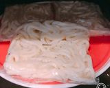 豚肉と白菜の、五目餡掛け焼きうどん作り方5写真