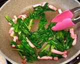 チーズ香る!ポパイエッグ作り方1写真