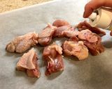 パクチーたっぷり☆揚げないヘルシー油淋鶏作り方2写真