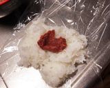 ママちゃん卵巻きおにぎり!作り方3写真