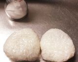ママちゃん卵巻きおにぎり!作り方4写真