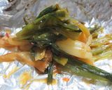 わけぎの茎蒸し焼き作り方18写真